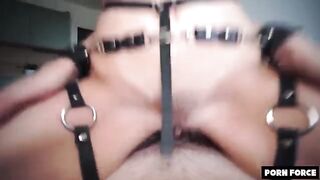 Petite teen gets used as a sex toy in an intense hardcore scene