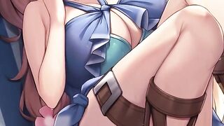 Raphtalia relieves your cock in this wholesome JOI hentai scene