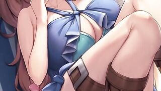 Raphtalia relieves your cock in this wholesome JOI hentai scene