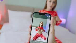 She wanted to take pictures but ended up getting fucked