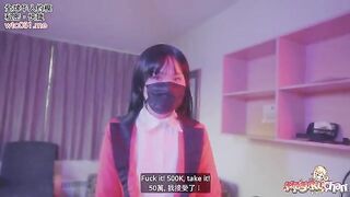 Yumeko Kakegurui lost a bet, got fucked without panties or condoms