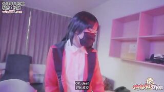 Yumeko Kakegurui lost a bet, got fucked without panties or condoms