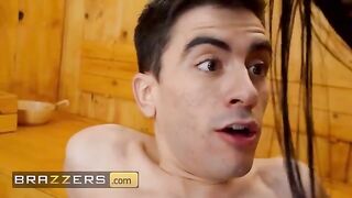 Blondie Fesser and Sara Retali catch Jordi peeping on them and invite him in