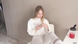 The insolent girlfriend gets fucked for throwing her legs on the table