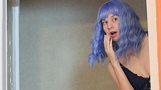 A girl is having fun with someone close to her without her best friend noticing anything