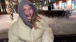Babe from the street, no condom, just pure passion