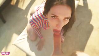 This girl really wants to get a creampie, and she's willing to do anything to make it happen