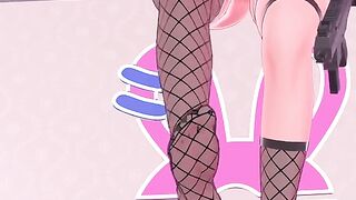 Futa MILF fucks her slave with her huge dick and cumms from being spanked