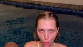 A girl from California, known for her bold escapades, got a new lover and enjoyed steamy poolside action