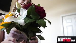 The super hot beauty Octavia Red enjoys a huge cock in this steamy scene