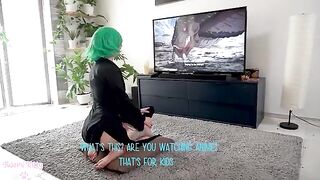 Tatsumaki cosplay gets fucked hard by Saitama in POV