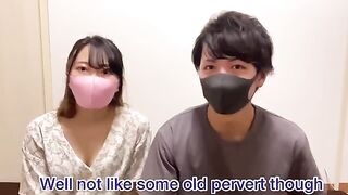 Amateur Japanese girl reaches orgasm through meditation and cumming