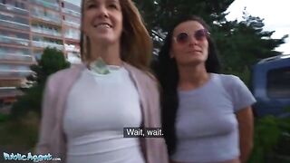 Public Agent offers a desperate young woman a lucrative modelling deal in this steamy scene