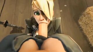 Compilation of blowjobs in Fortnite style, featuring intense and passionate scenes