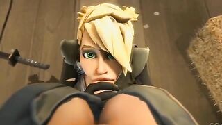 Compilation of blowjobs in Fortnite style, featuring intense and passionate scenes