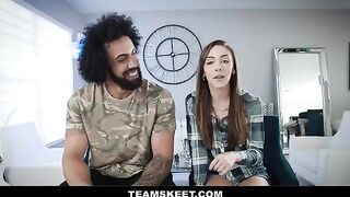 Girlfriend gets fucked in crazy positions by her passionate partner, showcasing intense chemistry