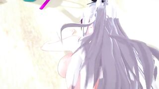Huge tits Waifu Prinz Eugen in POV sex