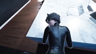 Catwoman Pov in the office - Porgo