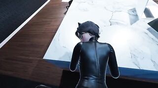 Catwoman Pov in the office - Porgo