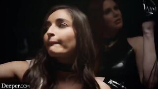 The mistress tried to fuck a sub in every position, pushing limits