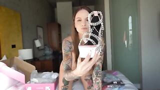 I tried on See Through Lingerie and I couldn't resist, Natasha Kirsten got me in trouble