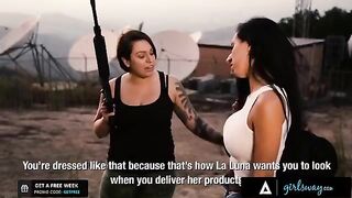 A femdom cartel boss teaches her whores how to behave properly