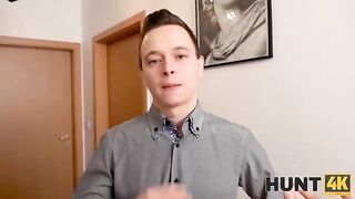 The man fucks his friend’s ginger girl, who got fucked up on Christmas