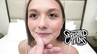 Brand new 18-year-old star in a steamy cock sucking and ass eating video