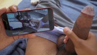 Lil D jacks off to his own video featuring Julz Gotti, a curious sight