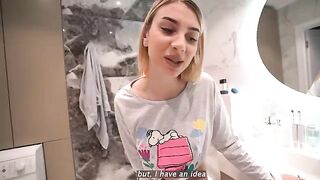 My step-sister is teaching me how to fuck