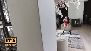 Mistress Brenna Sparks seduced her stepson’s cock in juicy pussy