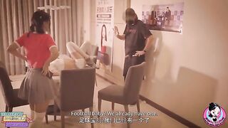 New soccer club member June Liu is looking hot and sexy