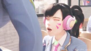 The best 3D porn videos with popular Overwatch characters