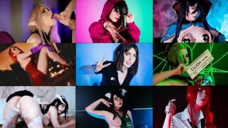 Best cosplay scenes from MollyRedWolf's 2021 compilation in HD