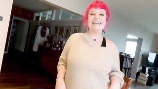 Proxy Paige gets her ass gapped while cooking pasta