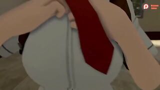 My Hero Academia's Momo x Mineta sex story animated in full Spanish
