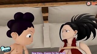 My Hero Academia's Momo x Mineta sex story animated in full Spanish