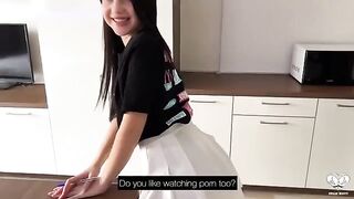 MYDRIASIS T-shirt girl got fucked hard in the kitchen