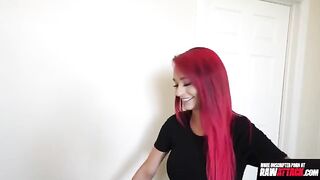 Tattooed slut Demi Rhoades in rough action