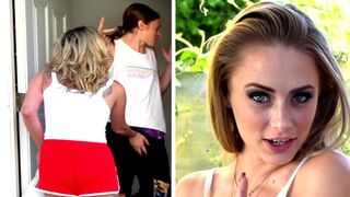 DoorSmash app delivers steamy surprises with Kyler Quinn and Katie Kinz in action