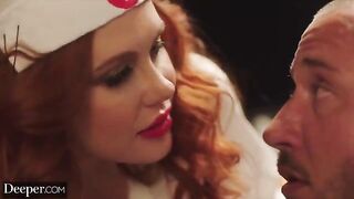 Maitland Ward, the insatiable slut, preys on her new victim in a hardcore scene