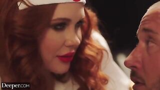 Maitland Ward, the insatiable slut, preys on her new victim in a hardcore scene