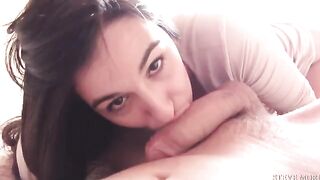 Skinny teen Danika Morì gets her ass smashed by a huge fat cock in HD
