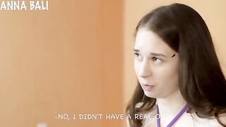 A cute girl had her first sex with stepdad on cam