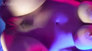 Busty beauty gets her meaty pussy filled with cum
