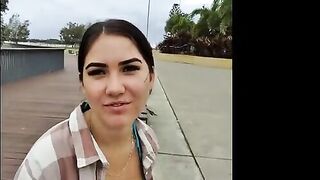 Park Pickup - I came in her wet pussy