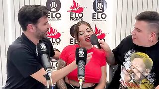 The interview with Elo Podcast ends in a mess and full of cum