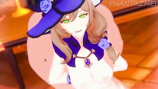 Compilation of Genshin Impact hentai SFM with all the girls getting fucked hard