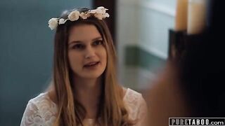 The bride-to-be gets enticed into forbidden lesbian pleasures by a sly Alex Coal