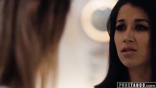 The bride-to-be gets enticed into forbidden lesbian pleasures by a sly Alex Coal